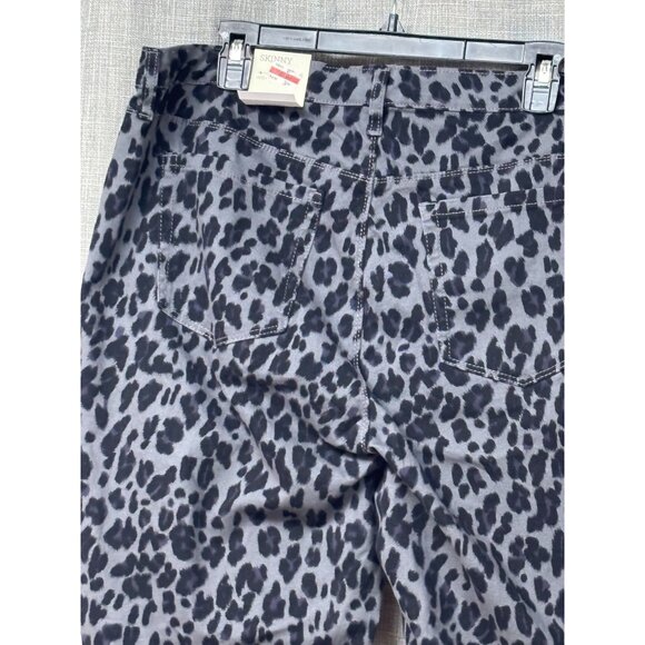 Style & Co Plus Size Curvy Animal-Print Skinny Jeans, Gray Animal Print,  20W - Picture 6 of 11